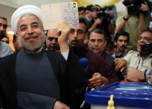 IRAN-VOTE-ROWHANI